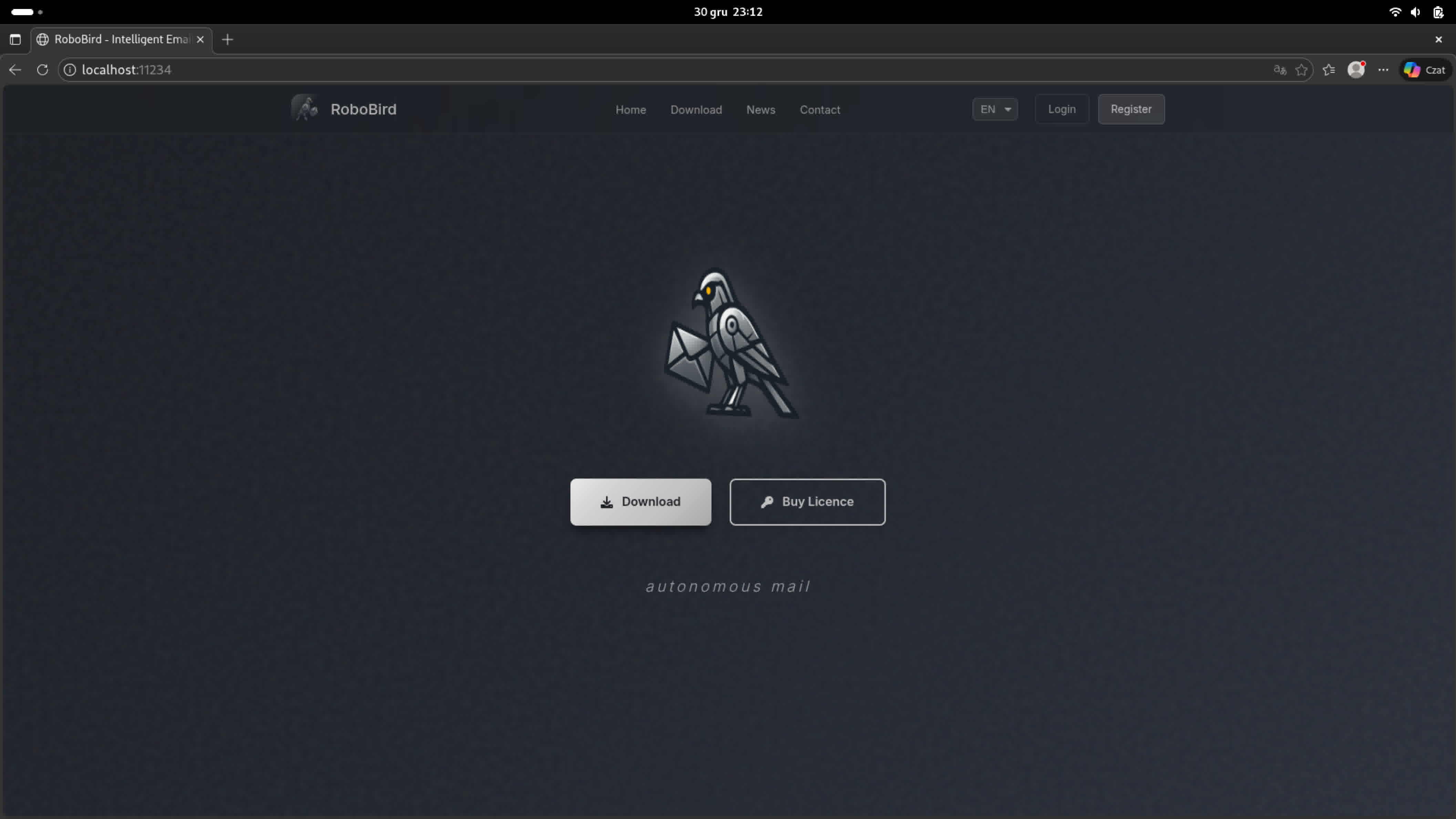 RoboBird - Nowy wygląd autonomicznego asystenta mailowego